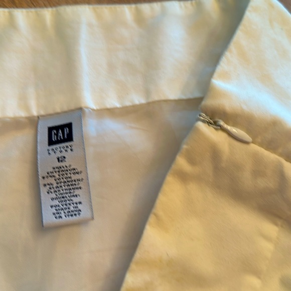 Gap white cotton Aline skirt size 12 🟢 - Picture 4 of 5